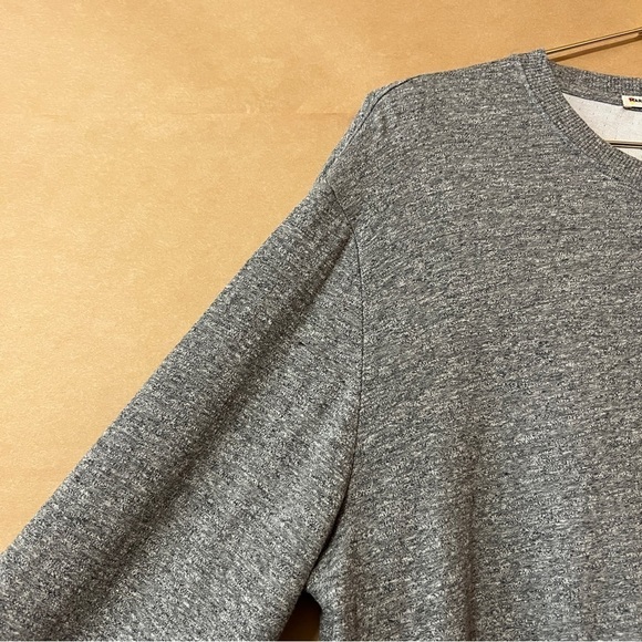 Marine Layer | Men’s Double Knit Henley Long Sleeve Pullover Shirt Grey Size M/L - Picture 6 of 12